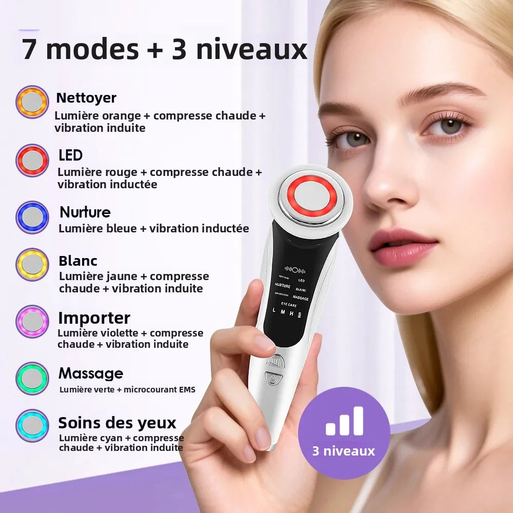 EMS gezichtsmassager - detailweergave