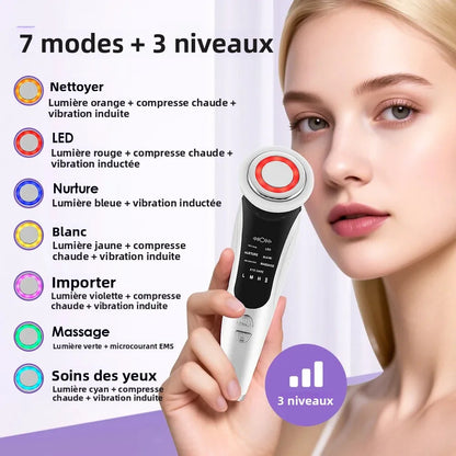 EMS gezichtsmassager - detailweergave