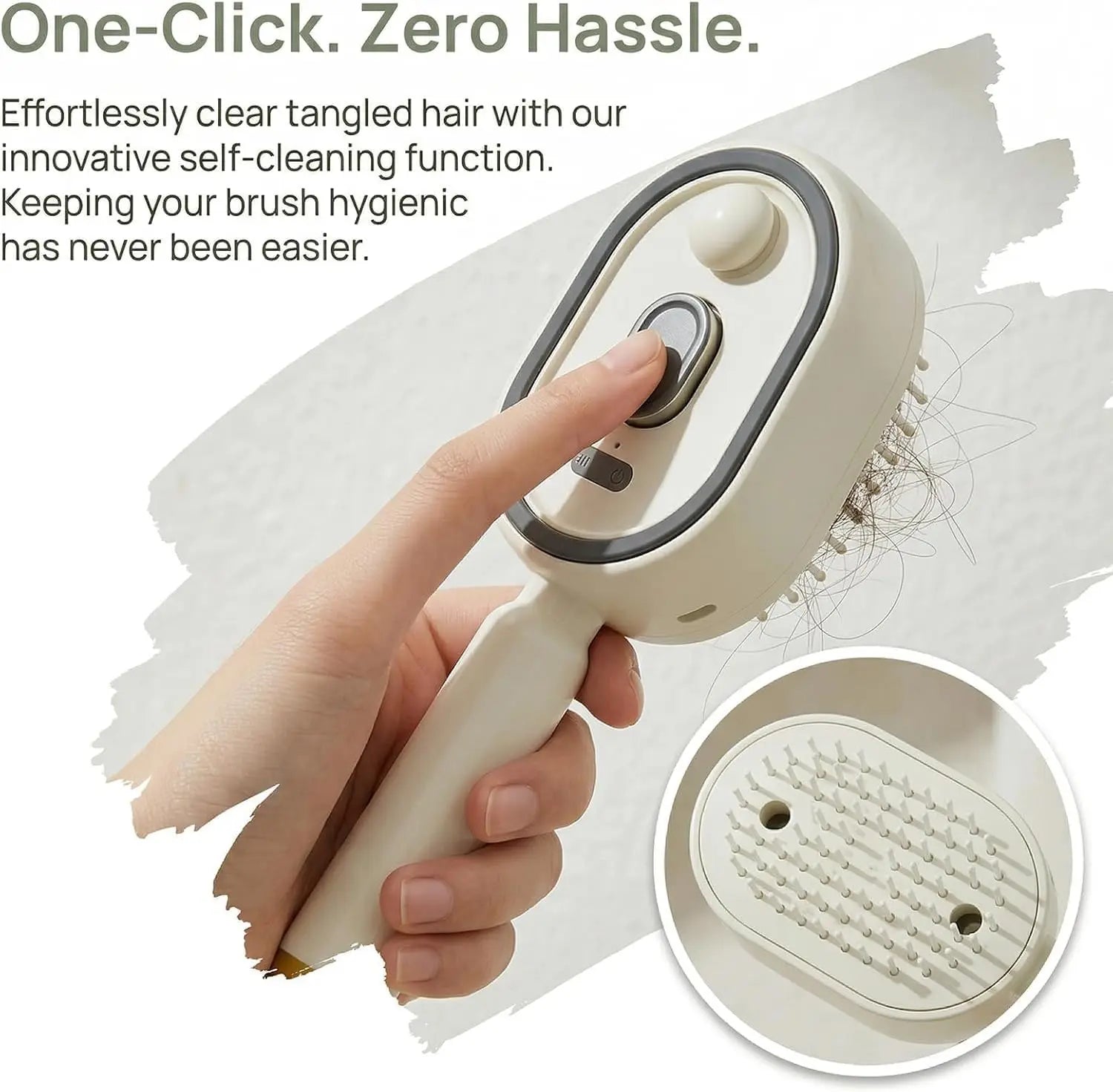 Elektrische stoom haarborstel